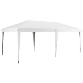 Outdoor Gazebo Pop Up Canopy 10x20 Party Tent White Carry Bag