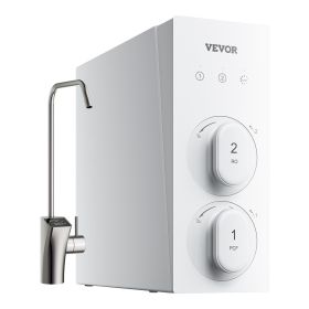 Reverse Osmosis System, 800 GPD 8-stage Tankless Reverse Osmosis Water Filter, Under Sink Water Filtration System with Smart Display Faucet