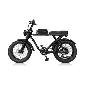 Vintage Fashion All-Road Fat Tire Electric Bike R1 Black