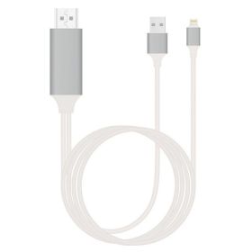 Type-C To HDMI Three In One Mobile Phone Projection Cable (Option: White-2m)
