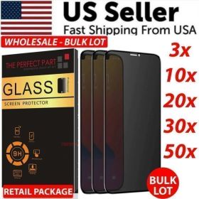 Privacy Screen Protector Tempered Glass Lot (Option: For iPhone XS Max11 Pro Max-10PC)